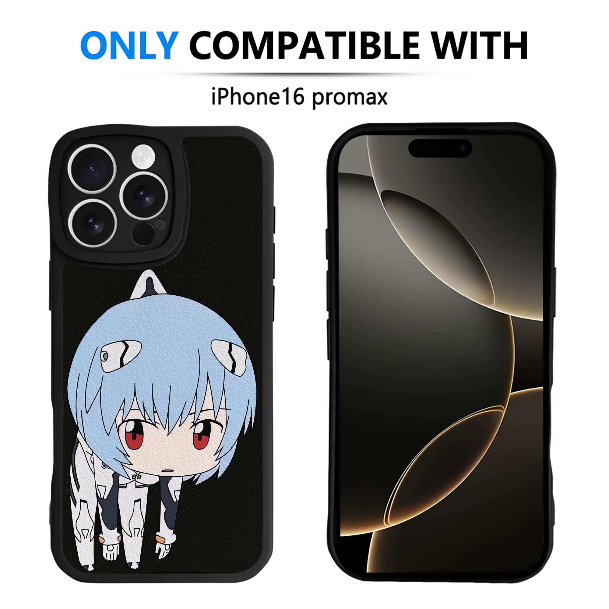 （画像用） EVA 新世紀エヴァンゲリオン 【iPhone 16シリーズ対応】シリコンスマホケース（レザー調） 材質：シリコン